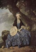 Portrait of Mrs. Oswald  Johann Zoffany